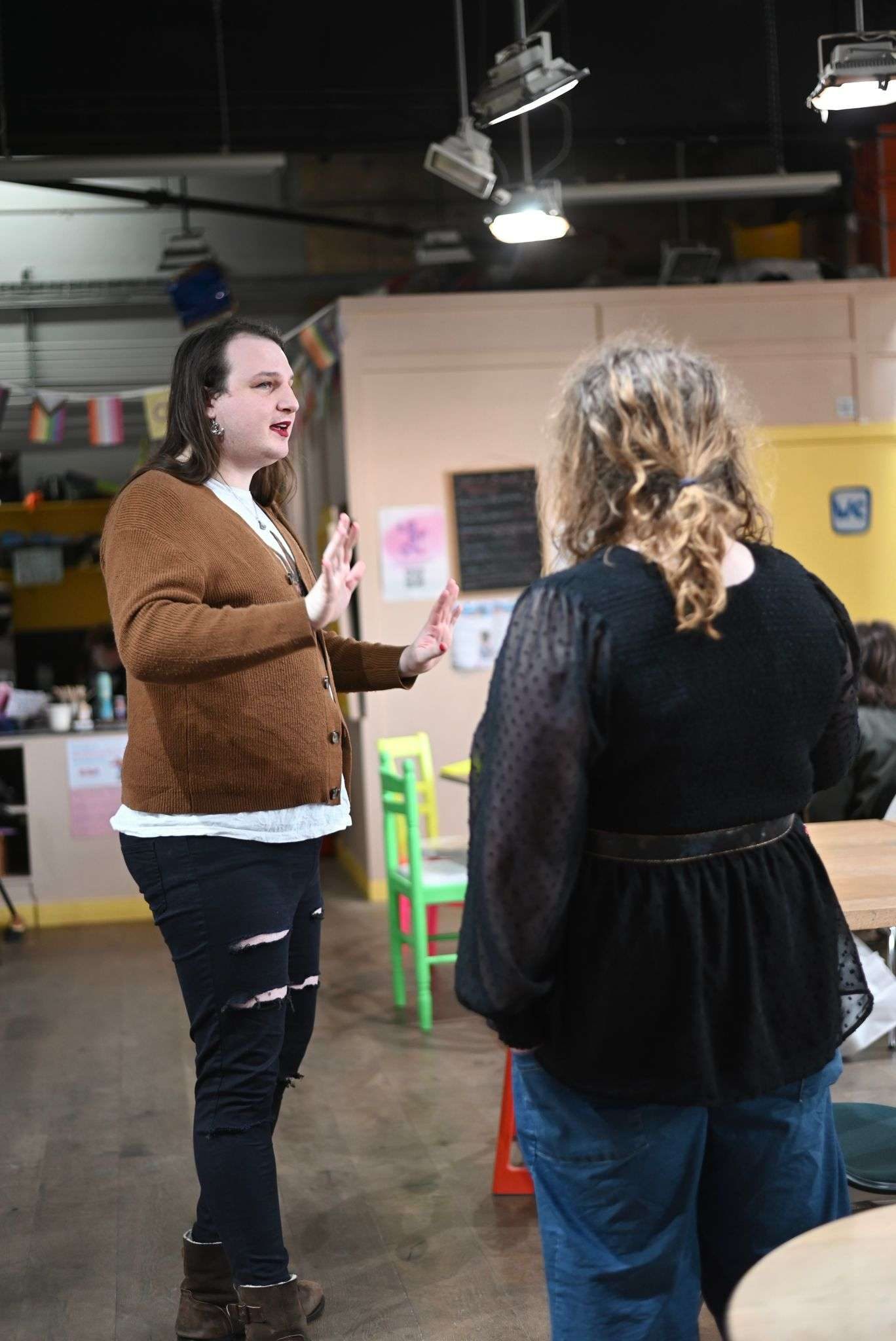 Community members connecting at an Image In event